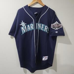 Vintage Russell Athletic Seattle Mariners MLB 2001 All Star Game Jersey Mens 44